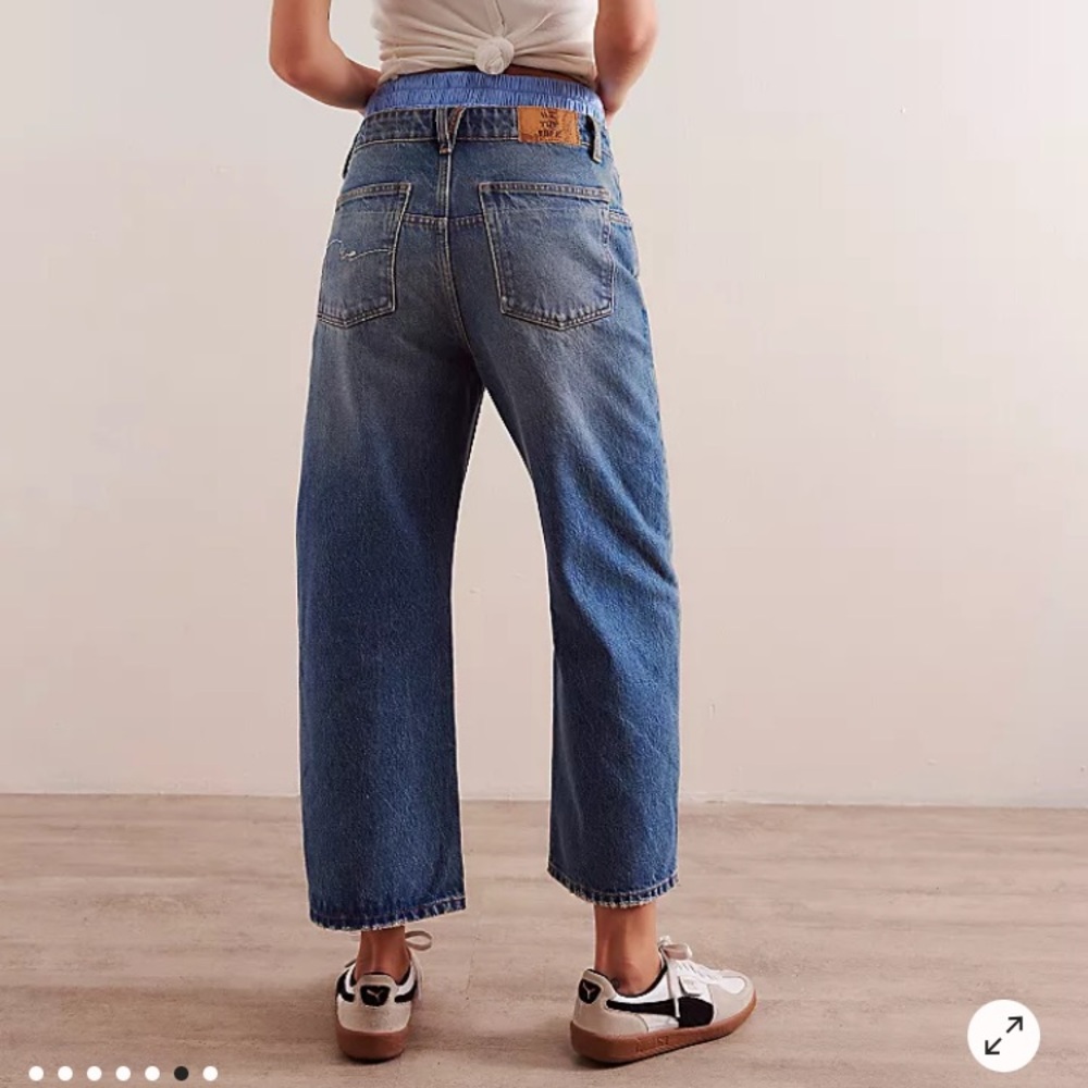 EUC we the free barrel jeans